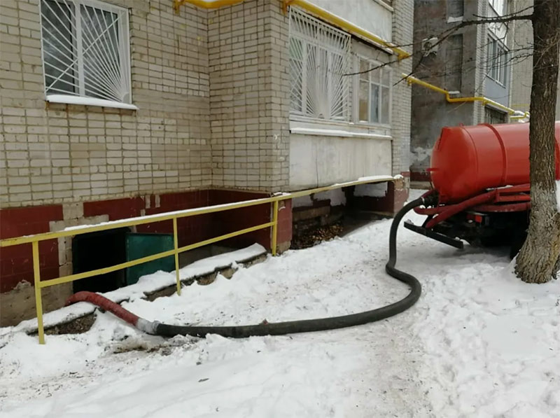 Откачка воды из подвала  Протвино